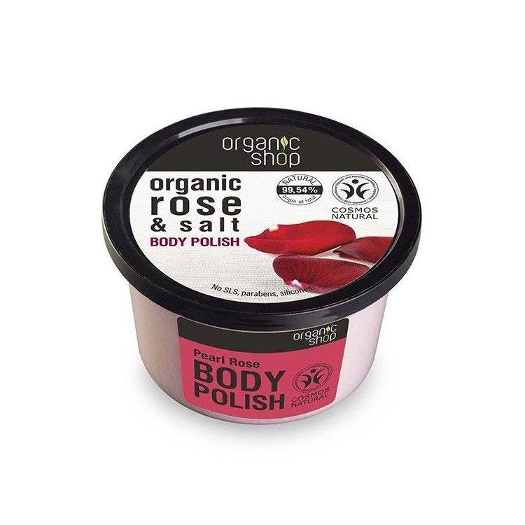 Organic Shop Pink Pearl Foaming Body Scrub 250 ml