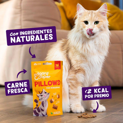 Kalkoensnacks Natuurlijke beloningen voor katten Edgard Cooper 60 g