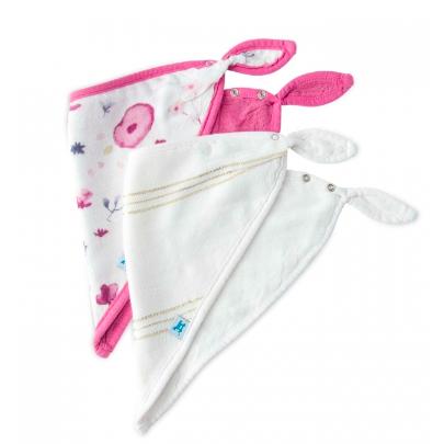 Bandanas-haklappar av bambu Jardín de Hadas 2 st Little Unicorn