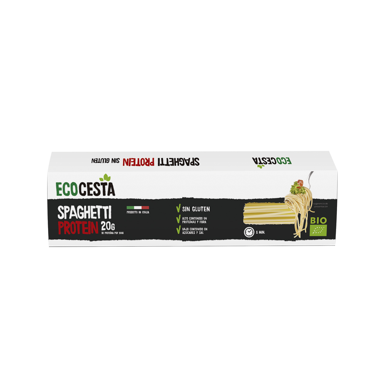Glutenfreie Bio-Protein-Spaghetti Ecocesta 250 g