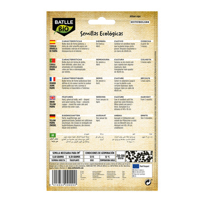 Graines d'oignon jaune de Parme bio Batlle