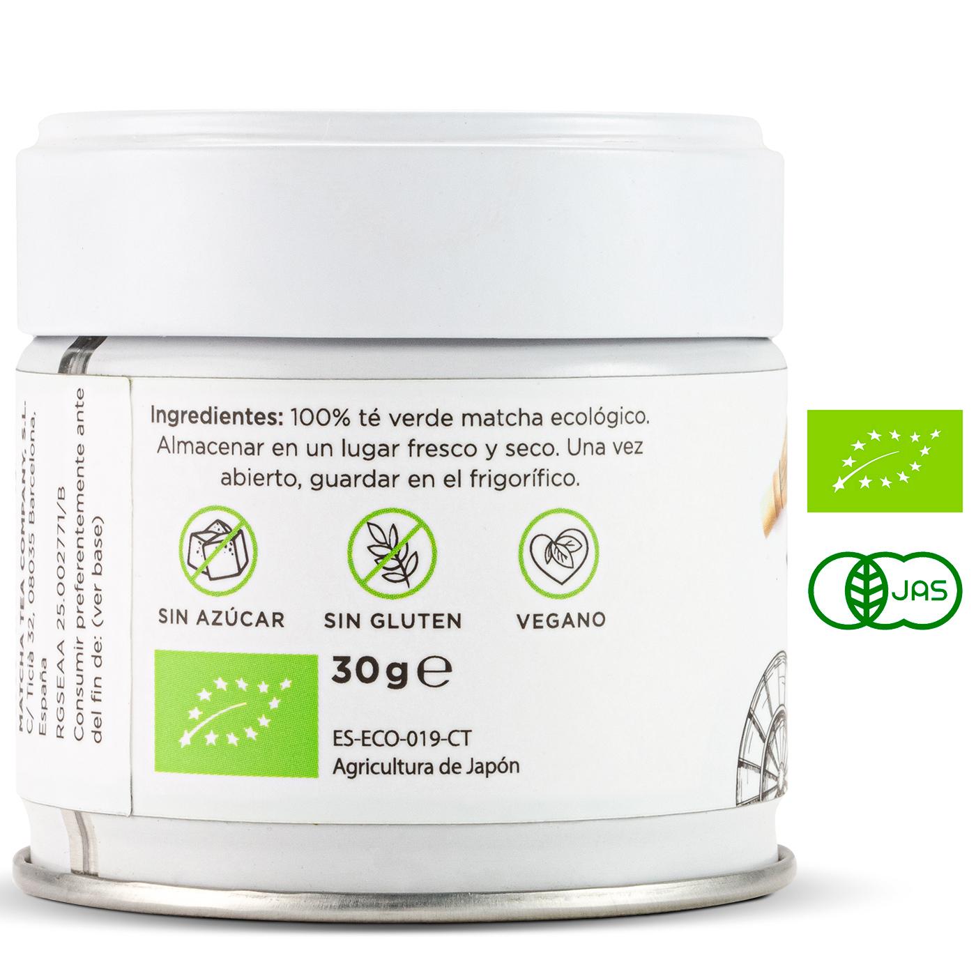 Thé Matcha Ceremonial 100 % biologique Matcha & CO 30 g