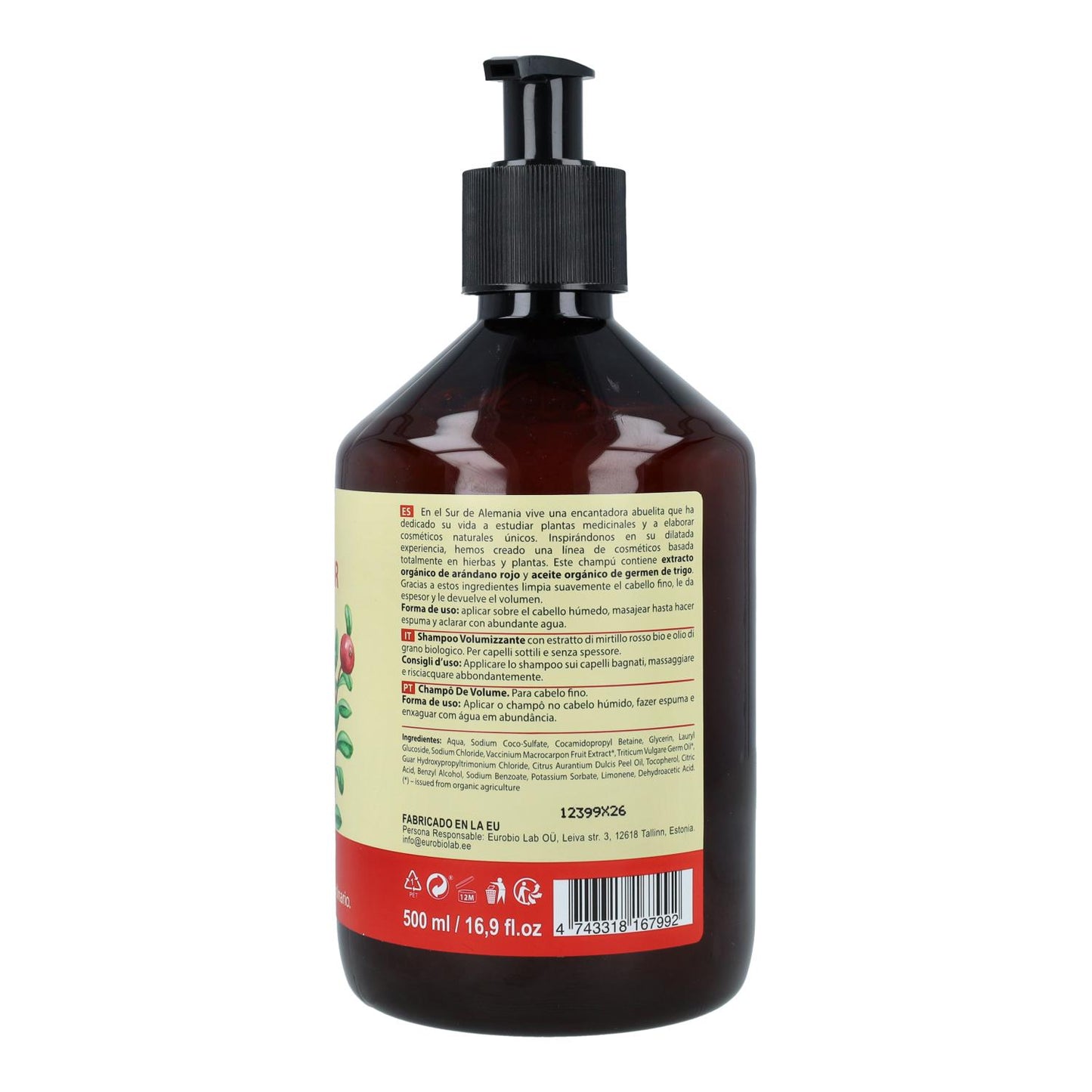 Pack of 2 Oma Gertrude Delicate Hair Volume Shampoos 500 ml