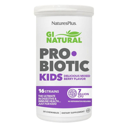 Nature's Plus Gi Natural Probiotic for Children 30 tablets