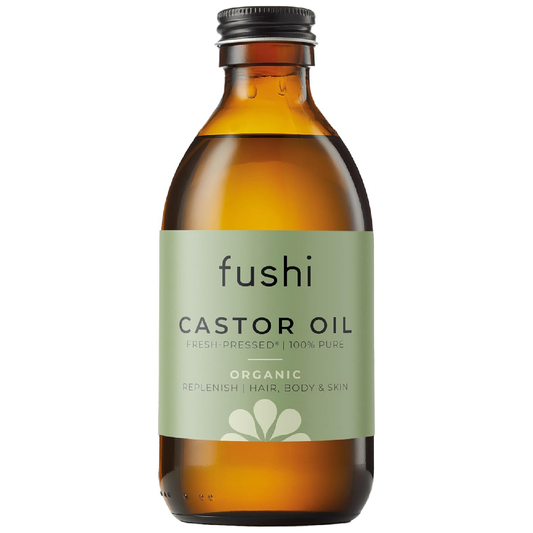 Olio di ricino biologico per capelli vergine spremuto a freddo Fushi 250 ml