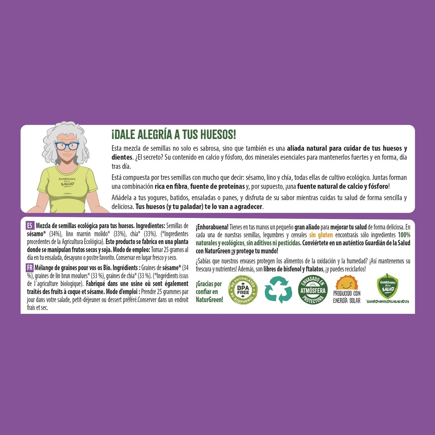 Zadenmix SmartMix voor botten Bio Naturgreen 175 g