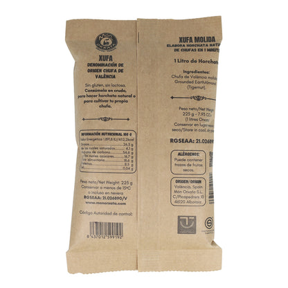 Ground Tigernuts from Valencia D.O. Mon Orxata 225 g