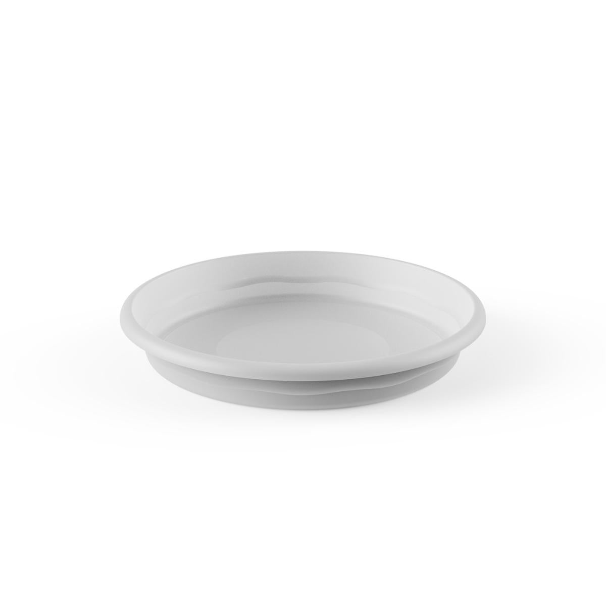 Witte bloempot D 18 x 2,6