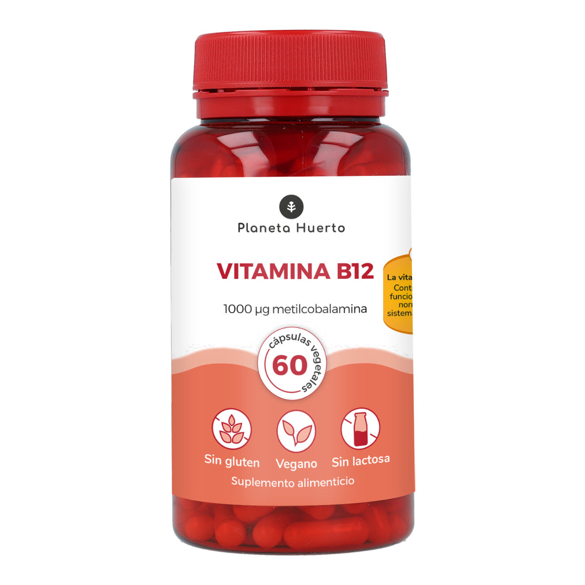 Pakket 2x Vitamine B12 Planeta Huerto 60 capsules