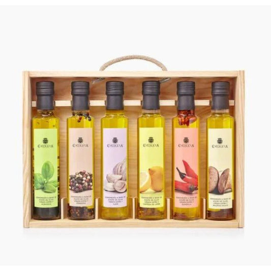 Coffret de 6 condiments La Chinata 250 ml