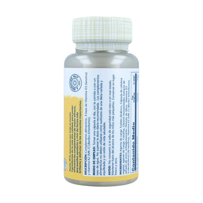 Vitamine D3 & K2 (Mk7) 120 capsules Solaray
