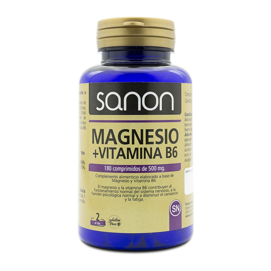 Magnesium + Vitamin B6 SANON 180 tablets of 500 mg