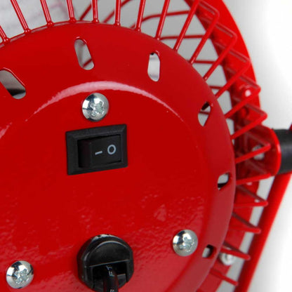 USB-tafelventilator rood PW 1021 Orbegozo 10 cm