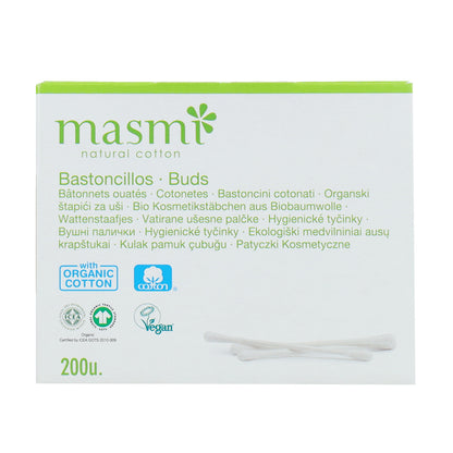 Bastoncini di cotone ECO e stick di carta Masmi 200 pz