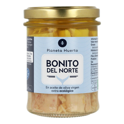 Pakket 12x Bonito del Norte in olijfolie ECO Planeta Huerto 200 g