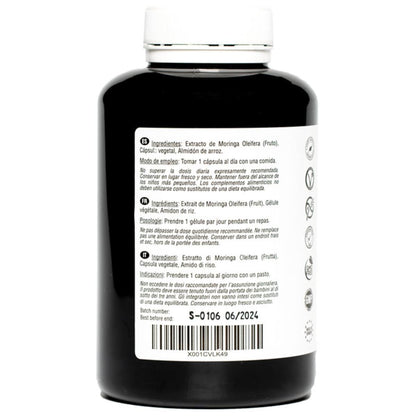 Moringa oleifera 6000 mg 180 veganska kapslar Hivital