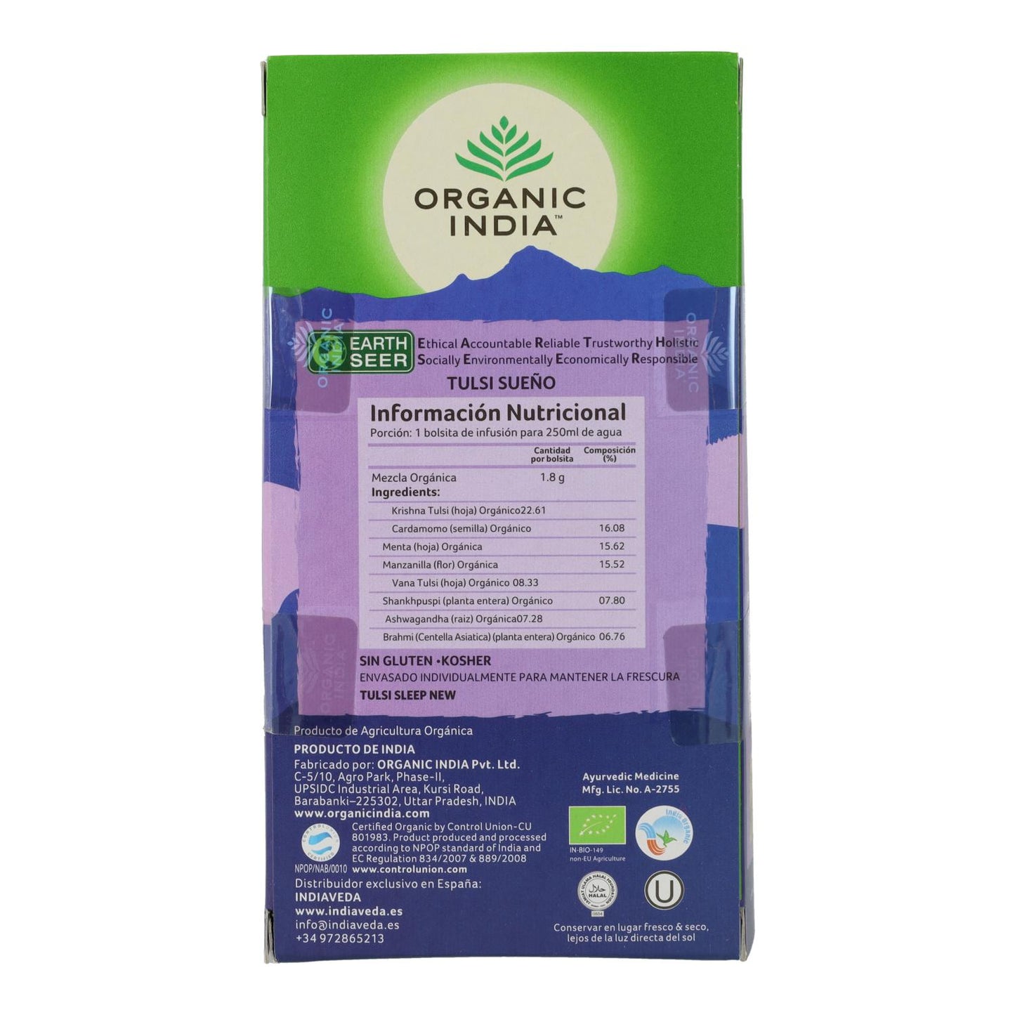 Tulsi Sleep Organic India 25 sachets
