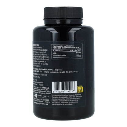 NAD+ Transresveratrol Planeta Huerto 120 kapslar