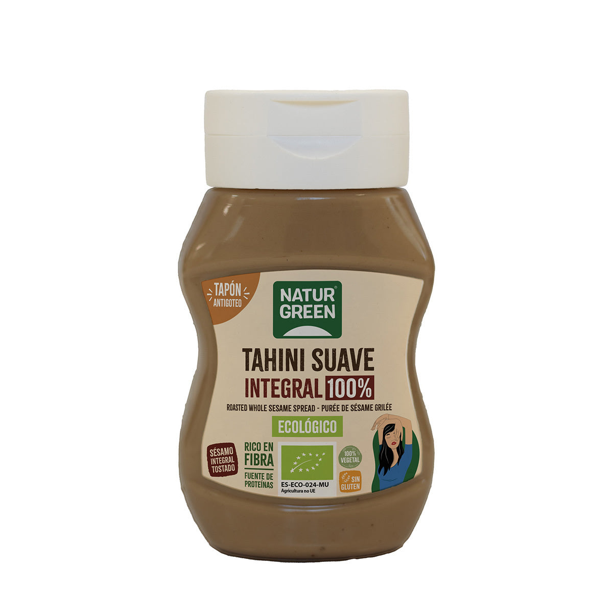 Biologische tahini, zacht en antiknoeiend, NaturGreen 270 g