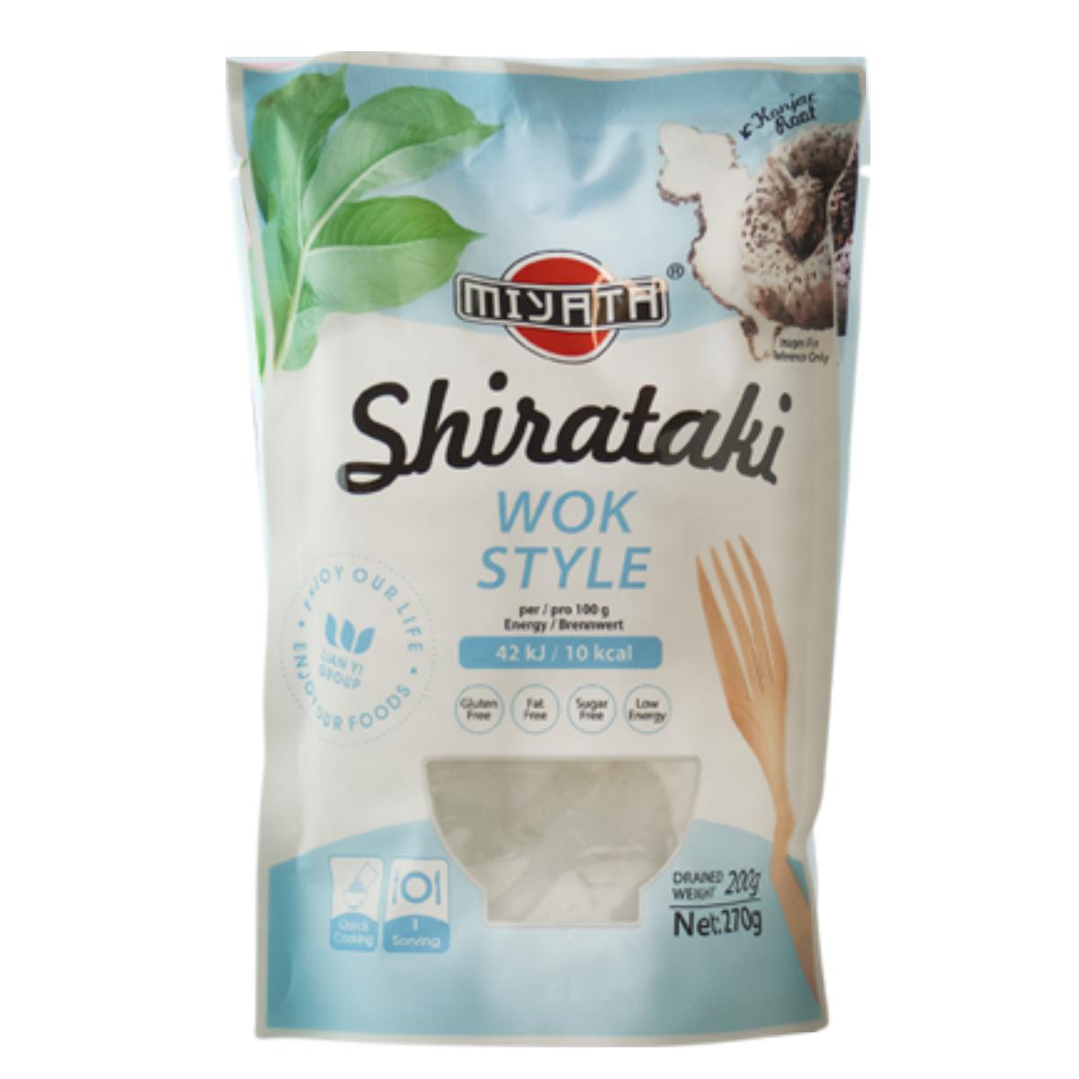 Shirataki, Fideos Tipo Wok Miyata 270 g