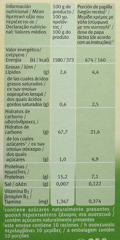 Bouillie BIO  à l'épeautre +4 mois Holle 250 g