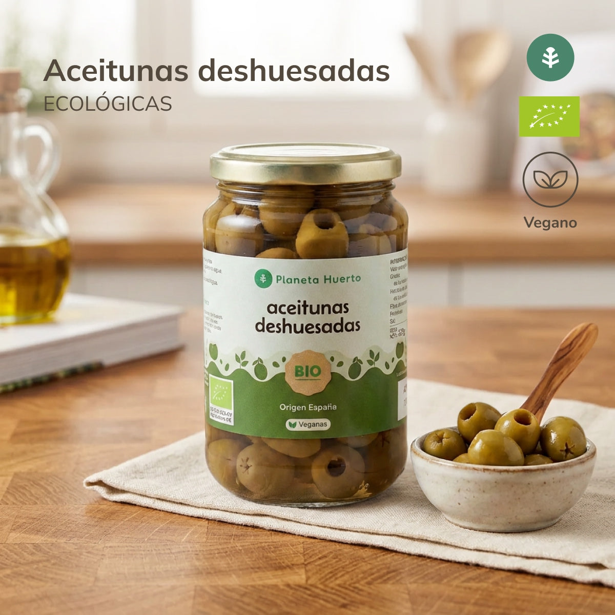 Oliwki bez pestek Eco Planeta Huerto 335 g