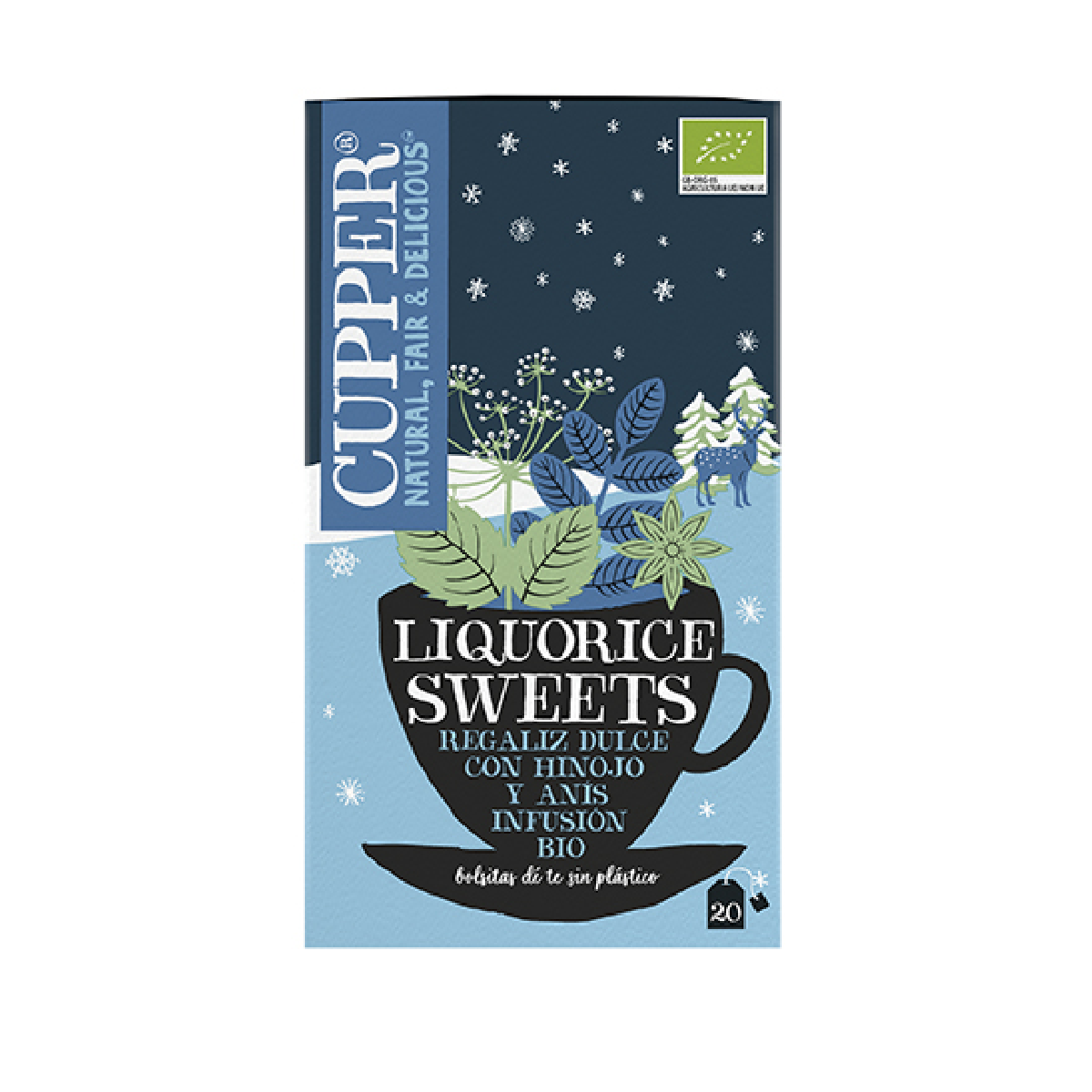 Infuso Winter Liquorice Bio Cupper 20 bustine