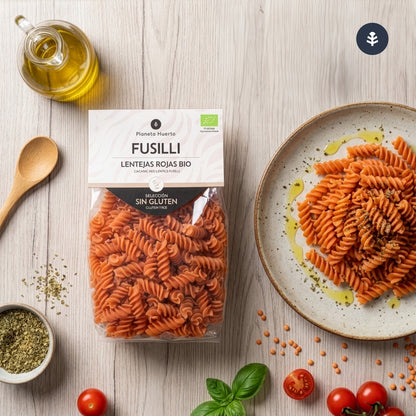 Glutenvrije ECO linzen spiralen Planeta Huerto 250 g