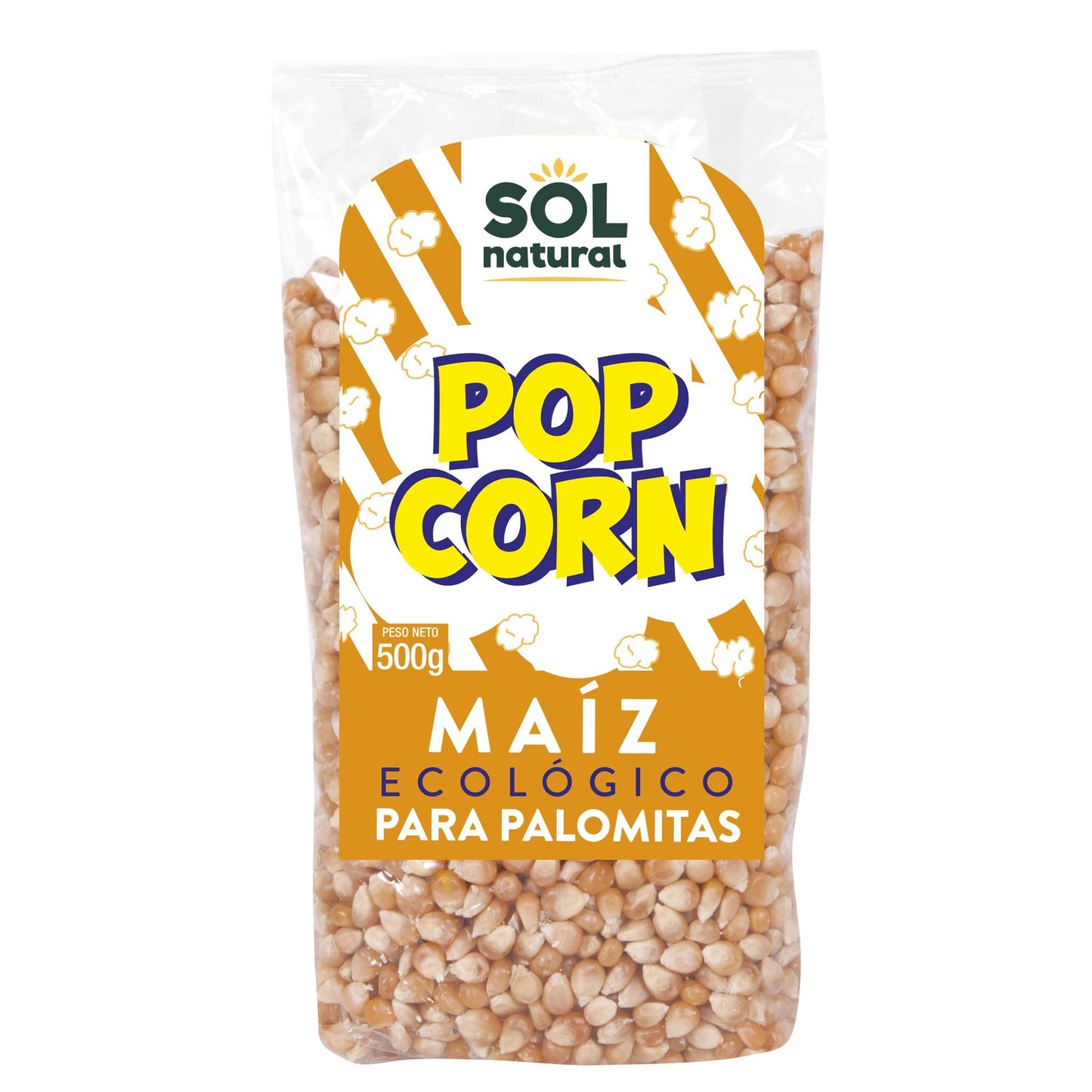 Mais per popcorn biologico Sol Natural 500 g