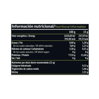 Elisir: Collagene + Olio TCM, 450 g Paleobull Elisir Neutro 450 g