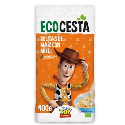 Maïskorrels met honing Bio Kids Disney-editie Ecocesta 400 g