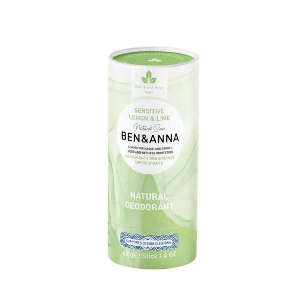 Dezodorant Sensitive Limonka i cytryna Ben&Anna 40 g