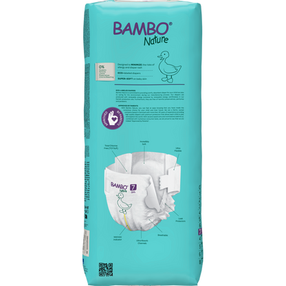 Couche T7 (+18 kg) Bambo Nature 40 unités