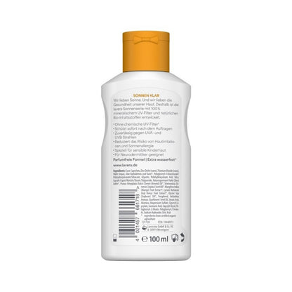 Zonnebrandcrème voor kinderen Sensitiv SPF 50 Vitamine E & biologische sheaboter, Lavera, 100 ml