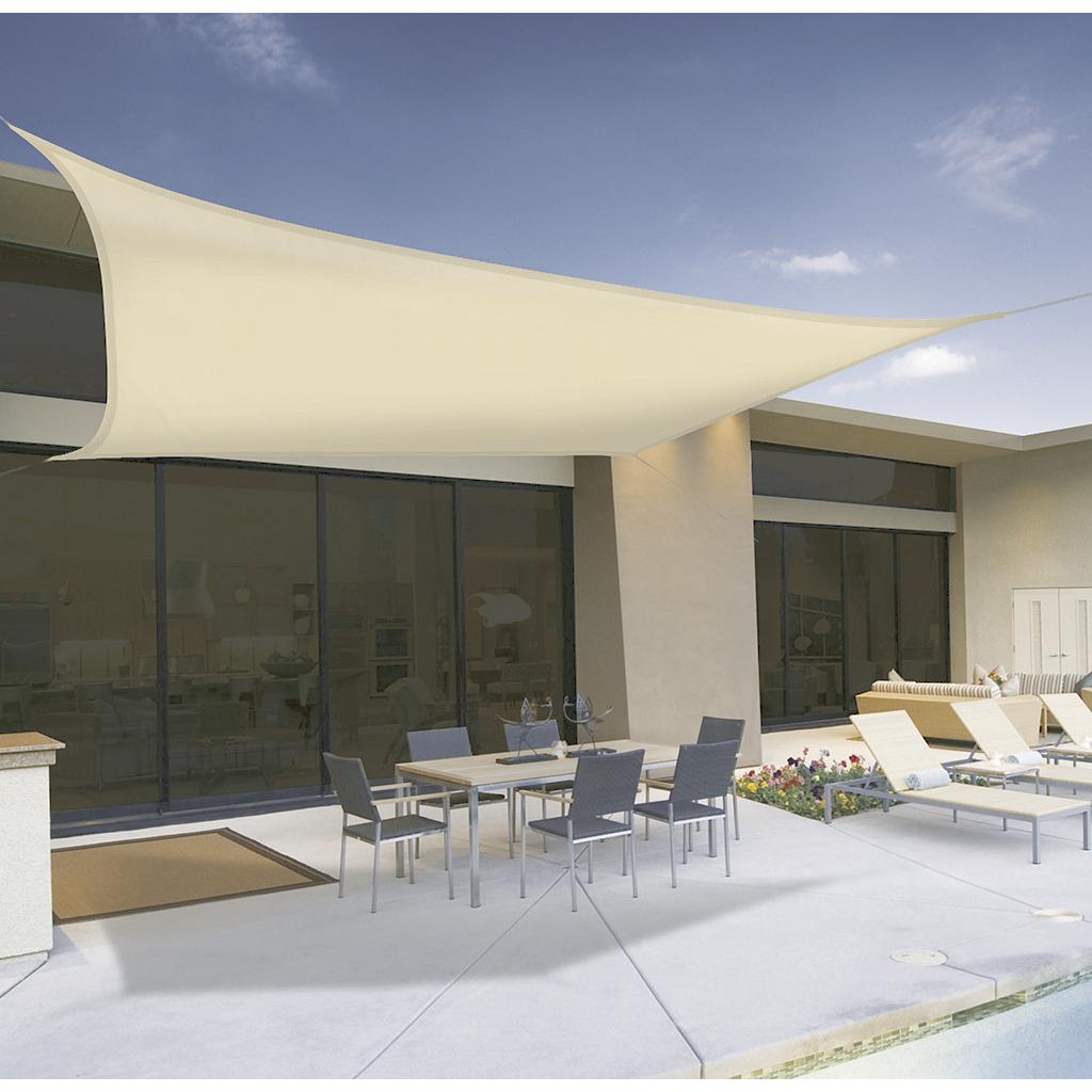 Wasserdichte Sonnensegel Sunnet, quadratisches Set, 3,6 m x 3,6 m