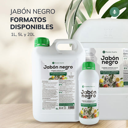 Sapone potassico Nero Planeta Huerto 5 L