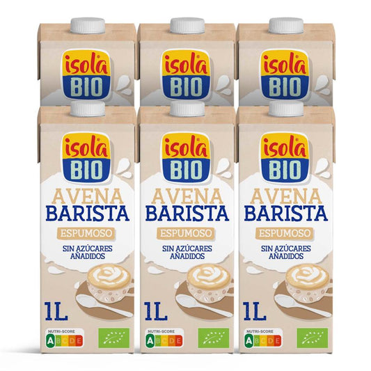 6-pack Barista BIO havredryck Isola Bio, 1 l