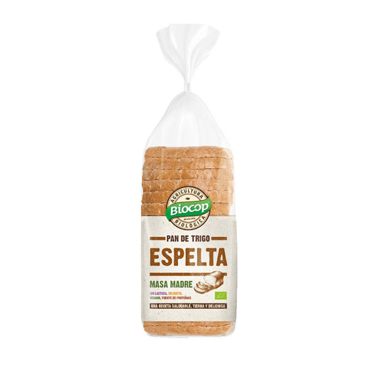 Pan de molde blando Espelta blanco Biocop 400 g