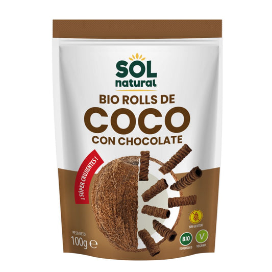 Rolki kokosowo-czekoladowe Bio Sol Natural 100 g