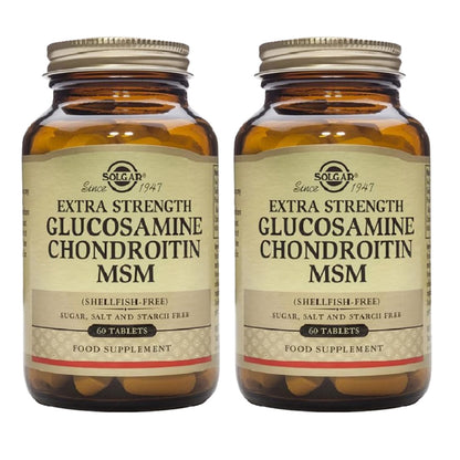 Pakket 2x Glucosamine Chondroïtine MSM Extra geconcentreerd 60 tabletten