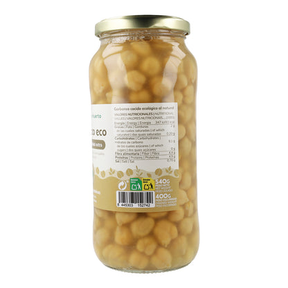 Kokta kikärter ECO Planeta Huerto 400 g