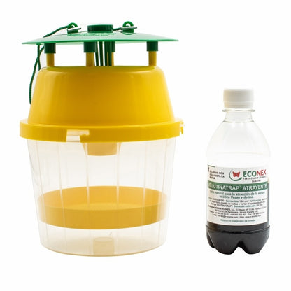 Velutinatrap Kit Lockstoff + Falle für asiatische Hornissen Velutina 2 Stück