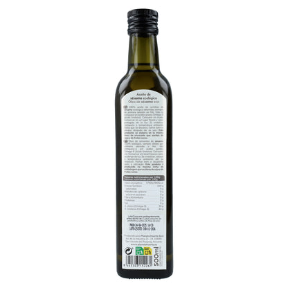 Pakket 2x koudgeperste sesamolie ECO Planeta Huerto 500 ml