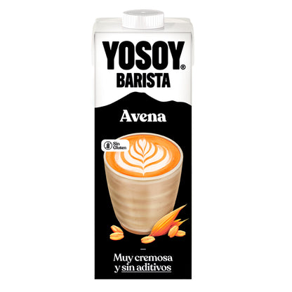 Pack 6 uds Bebida de Avena Barista Sin Gluten YOSOY 1L