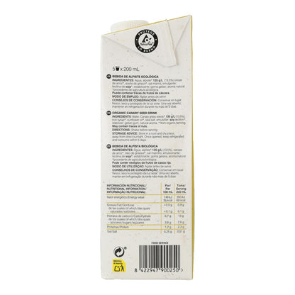 Pack of 6L 100% plant-based birdseed drink Soria Natural 1L