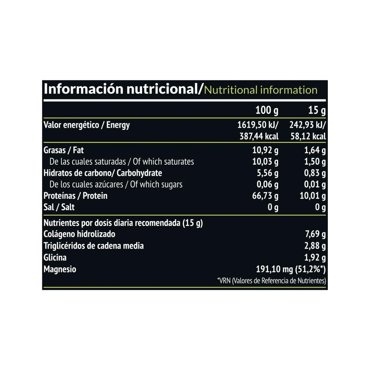 Elixir: Collagen + TCM Oil, 450 g Paleobull Elixir Cacao 450 g