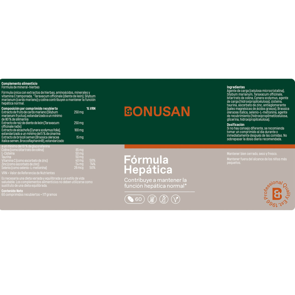 Formula epatica Bonusan 60 compresse
