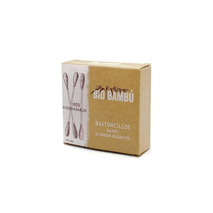 Organic Bamboo Cotton Buds 100 pcs