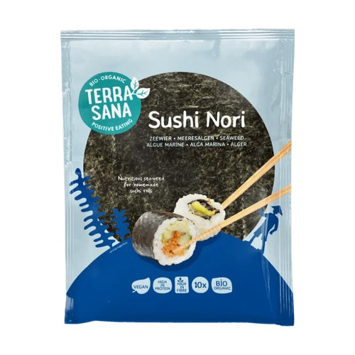 Sushi Nori Orgánico - 10 hojas Terrasana