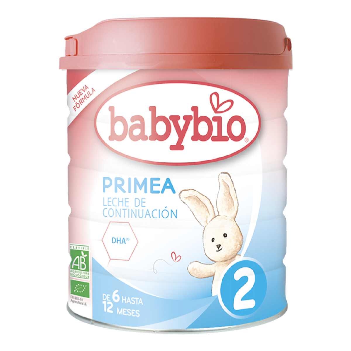 2er-Pack Folgemilch Primea 2 (6 bis 12 Monate) Bio Babybio 800 g